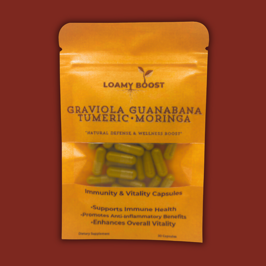 Immunity & Vitality ( Graviola Guanabana, Turmeric, Morniga Extract) Capsules